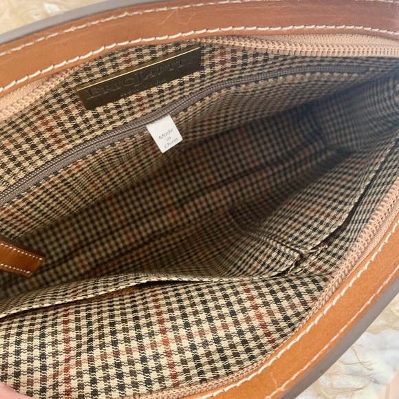 Eric Javits Baa Dome Faux Fur Crossbody Bag in Camel - Picture 14 of 16